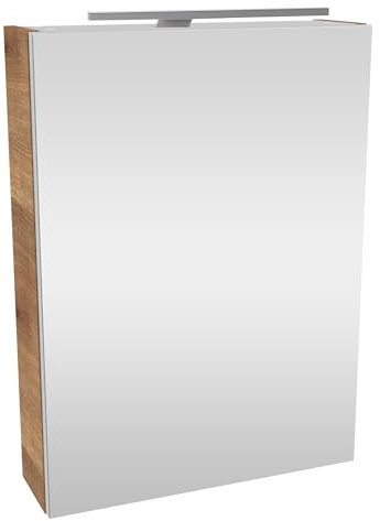FACKELMANN Milano Spiegelschrank 50cm (Tür Links)