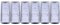 LSFYYDS Cartuccia filtro 6 pezzi per acquari, ricambio per acquario, filtro in cotone, accessori per acquario