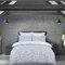DTEX HOMES Super King Duvet Set 220 Thread Count 100% Pure Cotton Reversible Printed Hotel Quality Duvet Cover Ultra Soft Easy Care Luxury Super King Duvet Cover Set (Branches Grey)