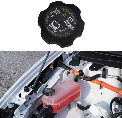 deemars Auto Kühler Kühlmittel Reservoir Deckel, 15075118 Motor Radiator Wassertank Kappen Kühlmittel Kappen, Autozubehör Kühlerabdeckungen Kompatibel mit Chevy Pontiac Buick GMC Cadilac