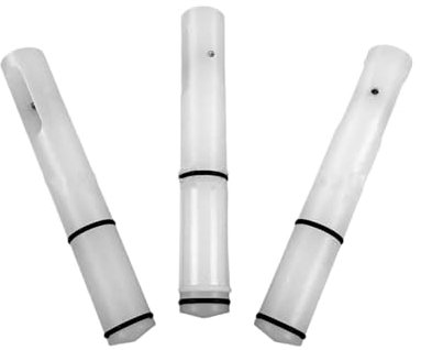 3 in 1 Valve Rod Spare Parts with Seal Rings Replacement of Soft Serve Ice Cream Machines 2 Side Rods + 1 Middle Rod