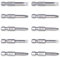 10 Stück Schraubendreher Bits U Typ, 1/4 Sechskantschaft U-förmigen Magnetischen Schraubendreher Bits, 50mm S2 Legiertem Stahl U4/U5/U6/U7/U8 Schraubendreher für Elektrogeräte