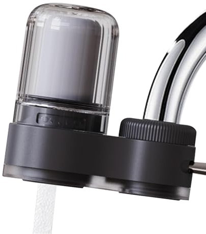 Purificador de agua para grifo, Purificador de agua para grifo, Purificador de agua de cocina de alta eficiencia, Purificador de agua, Accesorios de cocina, Filtro de agua rellenable para fregadero ve