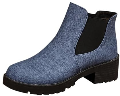 Stivaletto Donna Tacco Stivali Texani Donna Neri Scamosciato Stivaletto Donna Estivo con Zeppa Interna Stivali Gomma al Ginocchio Donna Ciabatte Ortopediche Donna Invernali Ciabatte Ospiti