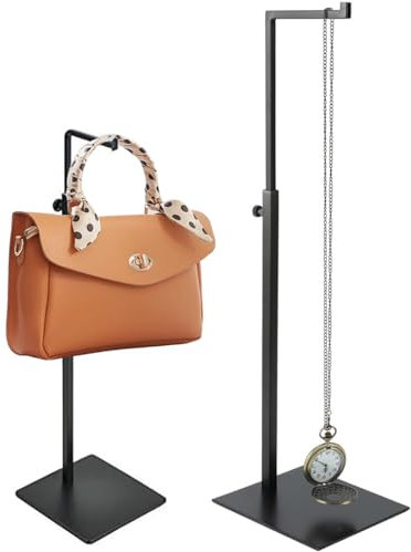 Verstellbarer Ständer für Handtaschen, 2 Stk-TaschenstäNder aus Edelstahl, Mehrzweck Handtaschen Aufbewahrung FüR Hut, Schmuck, Handtaschenhalter FüR Tisch - Einfache HöHenverstellung