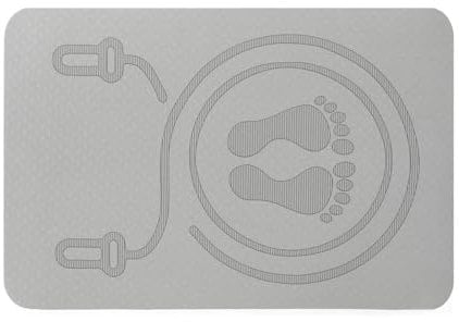 40x60cm Jump Rope Mat Skipping Mat Yoga Mat Exercise Mat For Home Workout Mats For Home Gym Buffer Mute Exercise Mat 6mm Thick High-Density Customized For Jump Roping