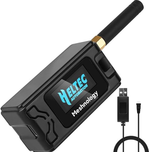 ESP32 LORA V3 Development Board + 1100mAh Batterie + Protect Case + USB Ladekabel Kabel-mit 868MHz-Antenne und SX1262 LORA V3-Geräten für Meshtastic AR Duino Lorawan IoT (N30 Version, 4-in-1, Schwarz)