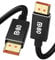 80Gbps DisplayPort Kabel 2.1 2M [VESA-Zertifiziert], 16K DP80 [16K@60Hz, 8K@240Hz, 4K@540Hz] DP 2.1 Kabel UHBR20, HDR, HDCP2.3, DSC 1.2a, FreeSync G-Sync für Gaming Monitor 5090 7900XTX Grafikkarte