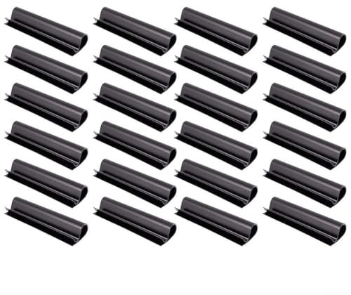 Clips de bâche d'hiver robustes pour piscines hors sol, fixation sécurisée coupe-vent, 24 clips pour une performance fiable (12 cm)
