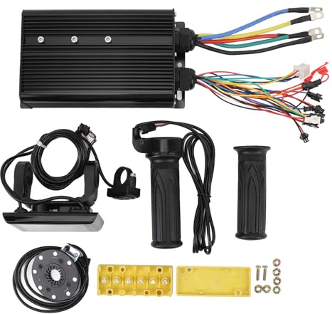 Pilipane Bürstenloser Motor-Controller-Kit, leistungsstark, wasserdicht, 80 A, 60 V, 72 V, 2000 W, 3000 W, 5000 W, mit S966-LCD-Display, 20-facher Geschwindigkeitseinstellung,