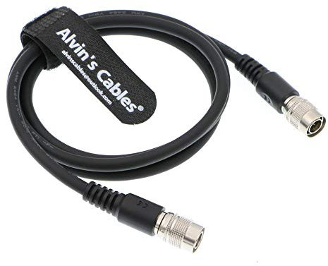 Alvin's Cables 4 Pines Hirose Macho a Macho Cable de Alimentación para Sound Devices Mixers 1M