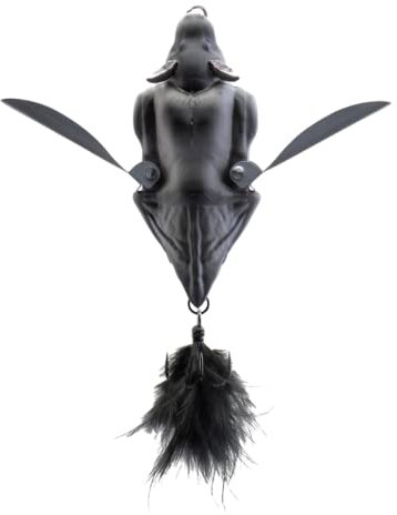 Savage Gear 3D Bat - Fledermaus Wobbler zum Spinnfischen auf Hecht & Barsch, Topwater Bait, Oberflächenköder, Hechtköder, Farbe:Grey, Länge/Gewicht:7cm - 14g