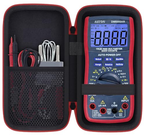 Aenllosi Hard Protective Storage Case for AstroAI TRMS 6000 Multimeter | EVA Hard Shell Protection, Shockproof and Dustproof Storage, Splash-Resistant Exterior, Scratch-Resistant Interior