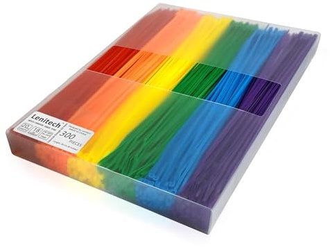 Lenitech Lot de 300 serre-câbles multi-usages pour câbles de 20 cm