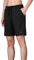 icyzone Damen Bermuda Shorts Kurze Sporthose Jogginghose Atmungsaktiv Laufshorts Sport Shorts mit Taschen (L, Schwarz)
