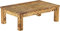 Brasilmöbel Couchtisch Rio Classico 120x73 cm Pinie geflammt Wohnzimmertisch Holz Tisch Pinie Massivholz Stubentisch Beistelltisch Echtholz Größe und Farbe wählbar