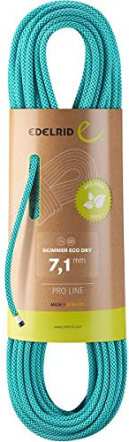 EDELRID Mezza Corda Skimmer Eco Dry 7,1 mm, icemint, 30m