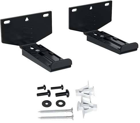 ECHOGEAR Soporte de Pared para Barra de Sonido, Funciona con Todas Las Barras de Sonido, Incluyendo Samsung, Vizio, LG y más, Profundidad Ajustable para Barras de Sonido Dolby Atmos