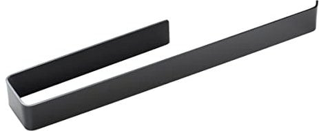 VISTA Toalleros de Baño sin Taladro 38CM, Toallero Adhesivo Baño en Forma de U,Porta Toallas Baño Acero Inoxidable 304, para Armarios Cocina Negro Mate