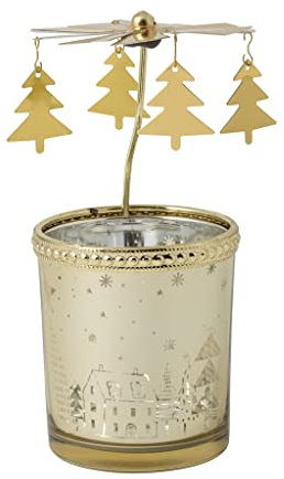 Villeroy & Boch Winter Collage Accessoires Windlicht Glas Gold