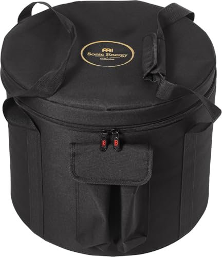 Sonic Energy Tasche für Kristallklangschale – 12 Zoll – Aus Nylon, mit Innenpolster – Für Transport und Aufbewahrung – Inkl. Zubehörfach (CSBB12)