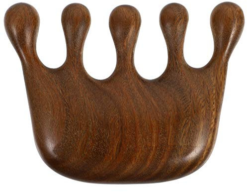 Natürliche Holz Breiter Zahn Haar Kamm Sandelholz Kopf Kopfhaut Therapie Massage Haar Kamm Massage Meridian Holz Kamm Anti-Statische Haar Massage Kamm Kopf Massage Werkzeug für