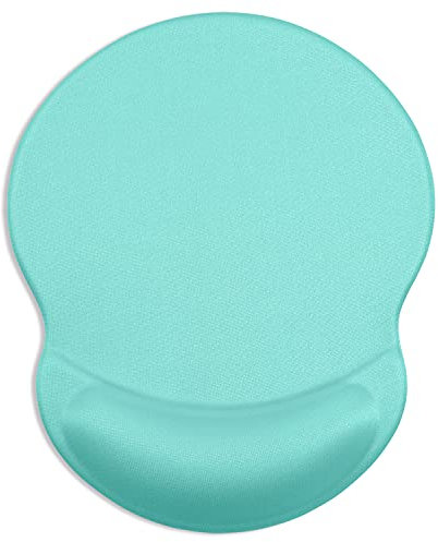 ITNRSIIET Tapis de Souris avec Repose-Poignet en Gel, Confort avec Repose-Poignet Ergonomique, Base en PU antidérapant, pour Ordinateur et Ordinateur Portable, Vert