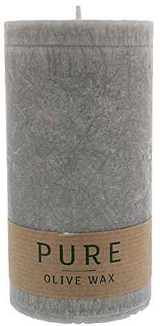 Wenzel Olive Wax Kerze, Anthrazit, 130x70