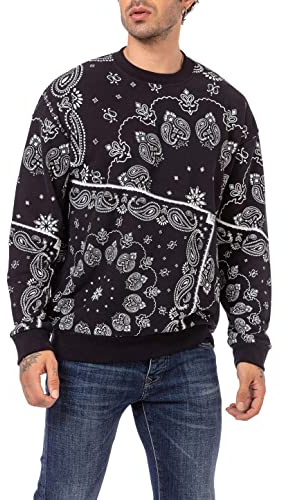 Redbridge Sweatshirt Rundhals Pullover Paisley Muster