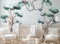 Osomhome | SAVANNA SPIRIT XL | Wandtattoo Kinderzimmer Wandsticker Tropische Bäume | Babyzimmer Wanddeko Tapete | Dschungel Selbstklebend Wandbilder (os4064)