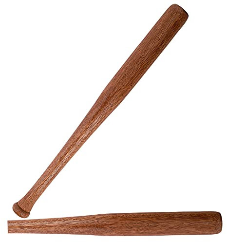 Tebery 2 Pack 24.5 Wood Baseball Bat Softball Bat, Self Defense Bat, No Limits for Balls Type