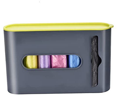 Wall Mount Dog Bag Dispenser Outdoor for Yard Garden Fence Indoor Pet Waste Bag Holder and Storage Station Modern Durable Box