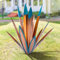 Homight Große Agavenskulptur Rustikale Metall Agave Pflanze Outdoor Innendekoration Outdoor Rasen Dekoration Hof Holzpfosten Passender Garten Geeignet für Terrasse