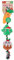 YöL Carrot, Sprout and Pudding Plush Rope Christmas Dog Toy Indoor Outdoor Dog Puppy Squeak Toy Tug of War Xmas Gift Present