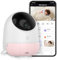 Ellie Babyphone mit Kamera und App, 2K Intelligentes Baby Monitor, Nachtsicht Zwei-Wege-Audio,AI Cry Beruhigendes Schlaflied, virtueller Zaun, Schlafanalyse, Temperatur- & Feuchtigkeitssensor