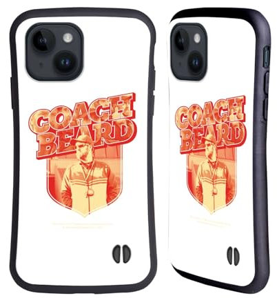Head Case Designs Offizielle Ted Lasso Coach Beard Grafik für Staffel 2 Hybride Handyhülle Hülle Huelle kompatibel mit Apple iPhone 15