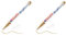 Edding 5300 Marcatore Acrilico Fine, Oro, 1 Marcatore a Vernice Acrilica Waterproof, Punta Tonda 1-2Mm, Pennnarello Acrilico per Disegno Su Tela, Carta, Legno, Marcatore Acrilico per Ciotoli