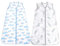 Liwein 2Pcs Schlafsack Baby Sommer, Atmungsaktiv für Frühling - Höhe 75-85cm