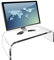 Blogiiup Acrylic Monitor Stand, Clear Monitor Riser with Sturdy Platforms, 11.8x8x2.8inch Transparent Monitor Stand, PC Desk Stand for Keyboard & Mouse Storage