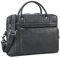 STILORD 'Jared' Unica Borsa Ufficio Pelle per PC 15.6-16 Pollici - Ventiquattrore da Lavoro Donna e Uomo - Cartella Vintage in Vera Pelle, Colore:nero