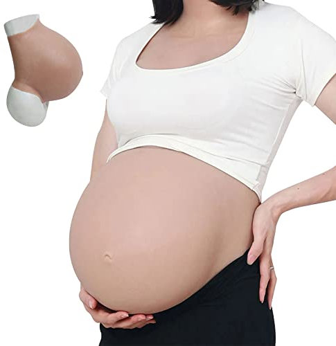 ERSINIAN Ventre de Grossesse Artificiel en Silicone, Ventre de Femme Enceinte réaliste, Ventre de Femme Enceinte pour Accessoires de Film