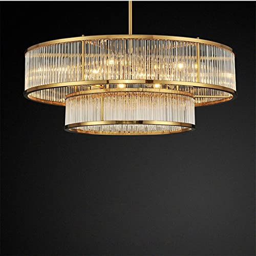 Luz de techo , Lámpara de la lámpara de la lámpara de la lámpara de la lámpara de la lámpara del metal de oro de la lámpara de la lámpara de la barra americana del comedor loft LED luces colgantes(D65