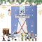 Adventskalender 2024, Eis-Adventskalender mit 24 kleinen Türen, 24-Tage-Countdown, Eisdekoration, Miniatur-Andenken für die Weihnachtsdekoration zu Hause (NEU) Kurzzeitmesser Digital (Purple, 28x22x4)