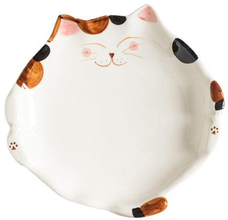 Cabilock Assiette À Dessert Pour Chat Assiette En Céramique Élégante De Pendaison De Crémaillère Pour Les De Chats