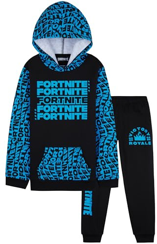 Fortnite Jungen Trainingsanzug mit Kapuze, Bequemer Jogginganzug für Kinder und Teenager, Lizenziert, Geschenk für Gamer