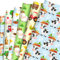 MORAINJAY 12 Bögen Farmtier Geschenkpapier, Niedliche Bauernhoftiere Geschenkverpackung, Bauernhof Geburtstagsgeschenkverpackung, Tierparty-Dekorationen für Jungen und Kinder 68 cm x 50 cm