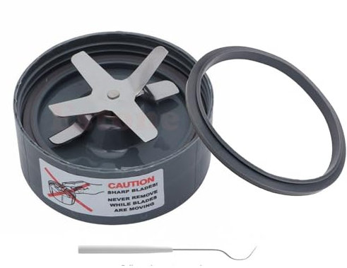 Replacement Extractor Blade, Fit for NutriBullet 600w / 900w Pro Extractor Blade Series with Comes with an Additional Silicone Gasket Sealing O-Ring for NutriBullet Blender Blade Replacement Parts
