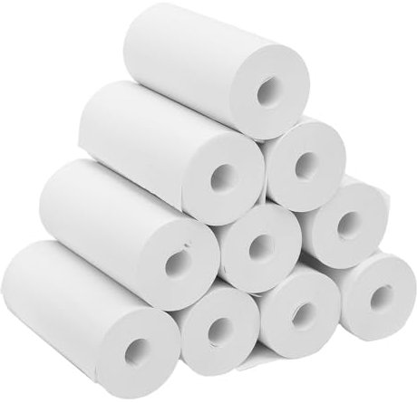 10 Rolls 57x25mm Instant Camera Print Paper Thermal Print for Refill Spare Accessory Applicable to Instant Camera Enthusiasts
