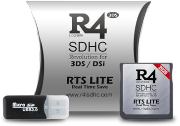 Les adaptateurs SDHC et USB Pro incluent Les Jeux DS, Fonctionnent sur 3DS DSL XL/LL, Noyau déjà installé (Silver)