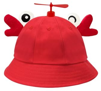 SIEBOLD Propeller mütze,Crab mützen mit Propeller,Propeller Hut,Lustige mützen,für Erwachsene für Karneval Partykostüm Requisiten Partygeschenk